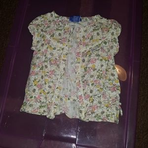 Flower button up